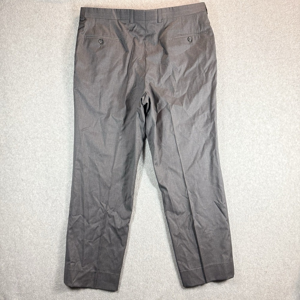 Jack Victor Loro Piana Dress Pants Mens 38x30‎ Gray Trousers Union Made Canada - Picture 2 of 12